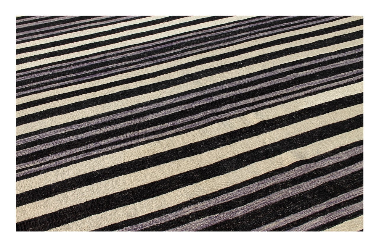 Modern wool Kilim carpet multi 287x208cm