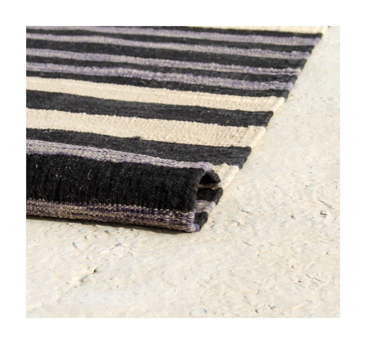 Modern wool Kilim carpet multi 287x208cm