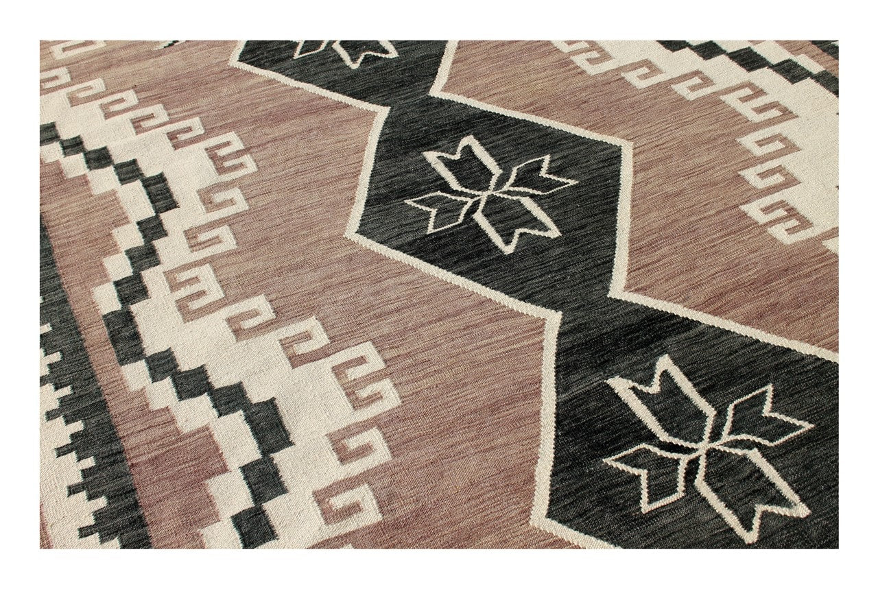 Modern wool Kilim carpet multi 291x200cm
