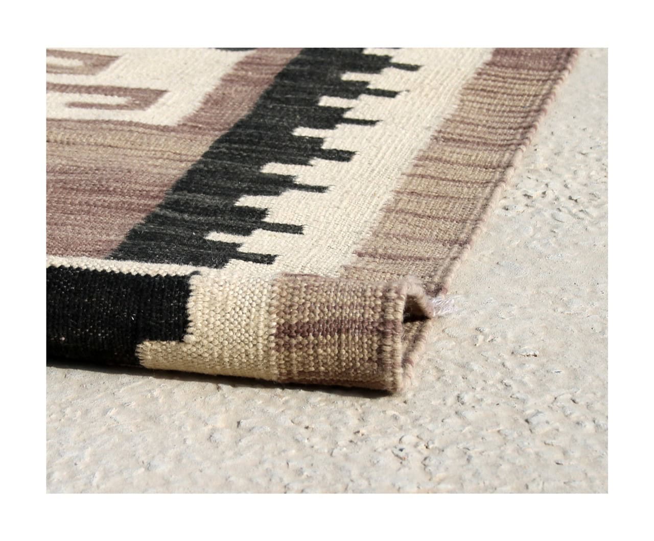 Modern wool Kilim carpet multi 291x200cm