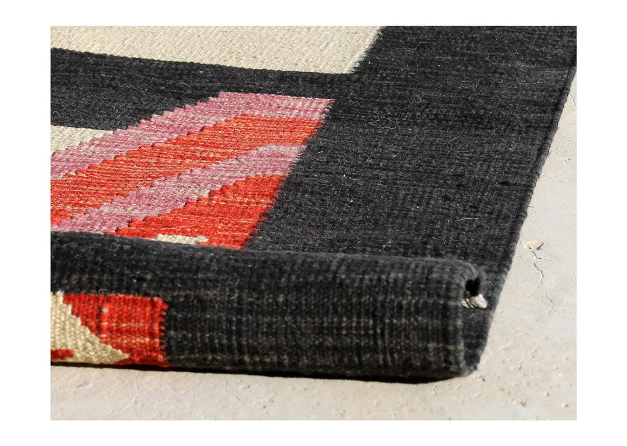 Modern wool Kilim carpet multi 290x250cm