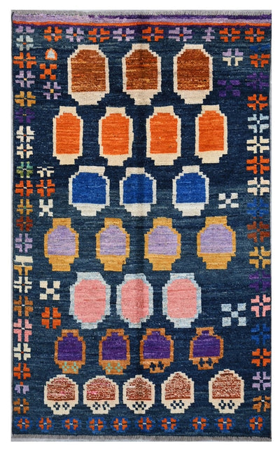 Taimany - Tappeto Tribale in Lana Multicolore - Fatto a Mano 184x108cm - CarpetLiving