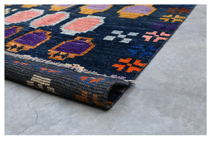 Taimany - Multicolor Tribal Wool Rug - Hand-Knotted 184x108cm