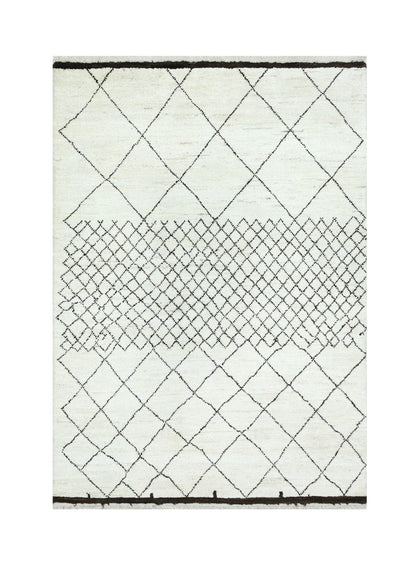 Taimany - Multicolor Tribal Wool Rug - Hand-Knotted 196x140cm