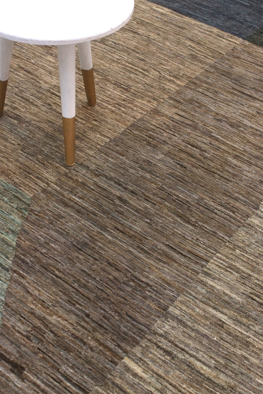 Tappeto Moderno in lana, fatto a mano, design geometrico 237x170cm