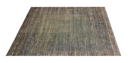 Tappeto Moderno in lana, fatto a mano, design geometrico 204x151cm