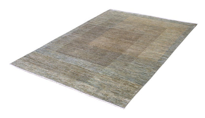 Tappeto Moderno in lana, fatto a mano, design geometrico 211x145cm