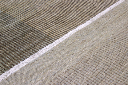 Tappeto Moderno in lana, fatto a mano, design geometrico 211x145cm