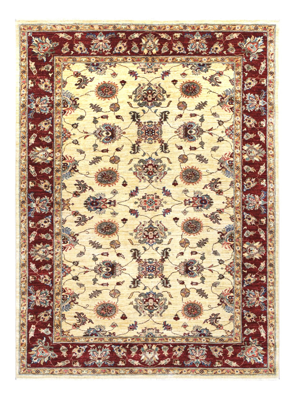 Tappeto Ziegler Farahan premium in lana, fatto a mano 204x152cm