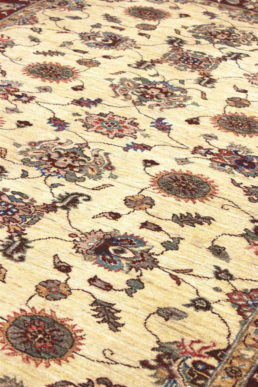 Tappeto Ziegler Farahan premium in lana, fatto a mano 204x152cm