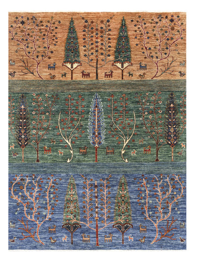 Handmade Ziegler Decorative Floral Rug, 205x152cm