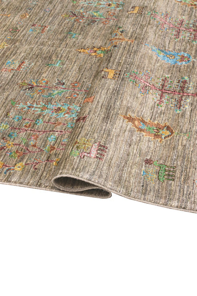 Handmade Ziegler Decorative Floral Rug, 207x154cm