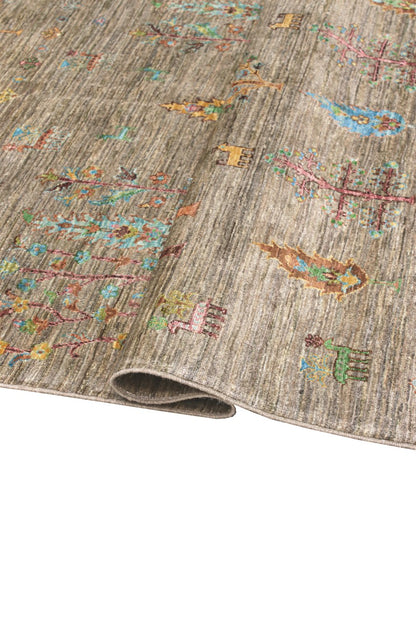 Handmade Ziegler Decorative Floral Rug, 207x154cm