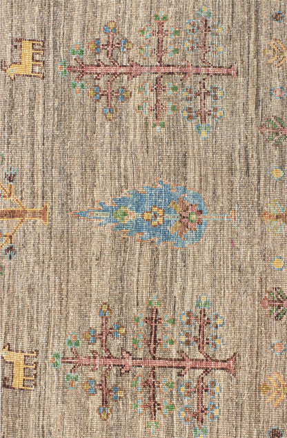 Handmade Ziegler Decorative Floral Rug, 207x154cm