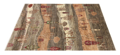 Handmade Ziegler Decorative Floral Rug, 203x154cm