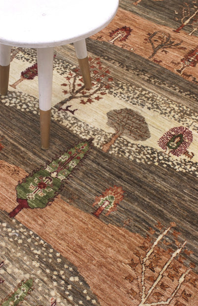 Handmade Ziegler Decorative Floral Rug, 203x154cm