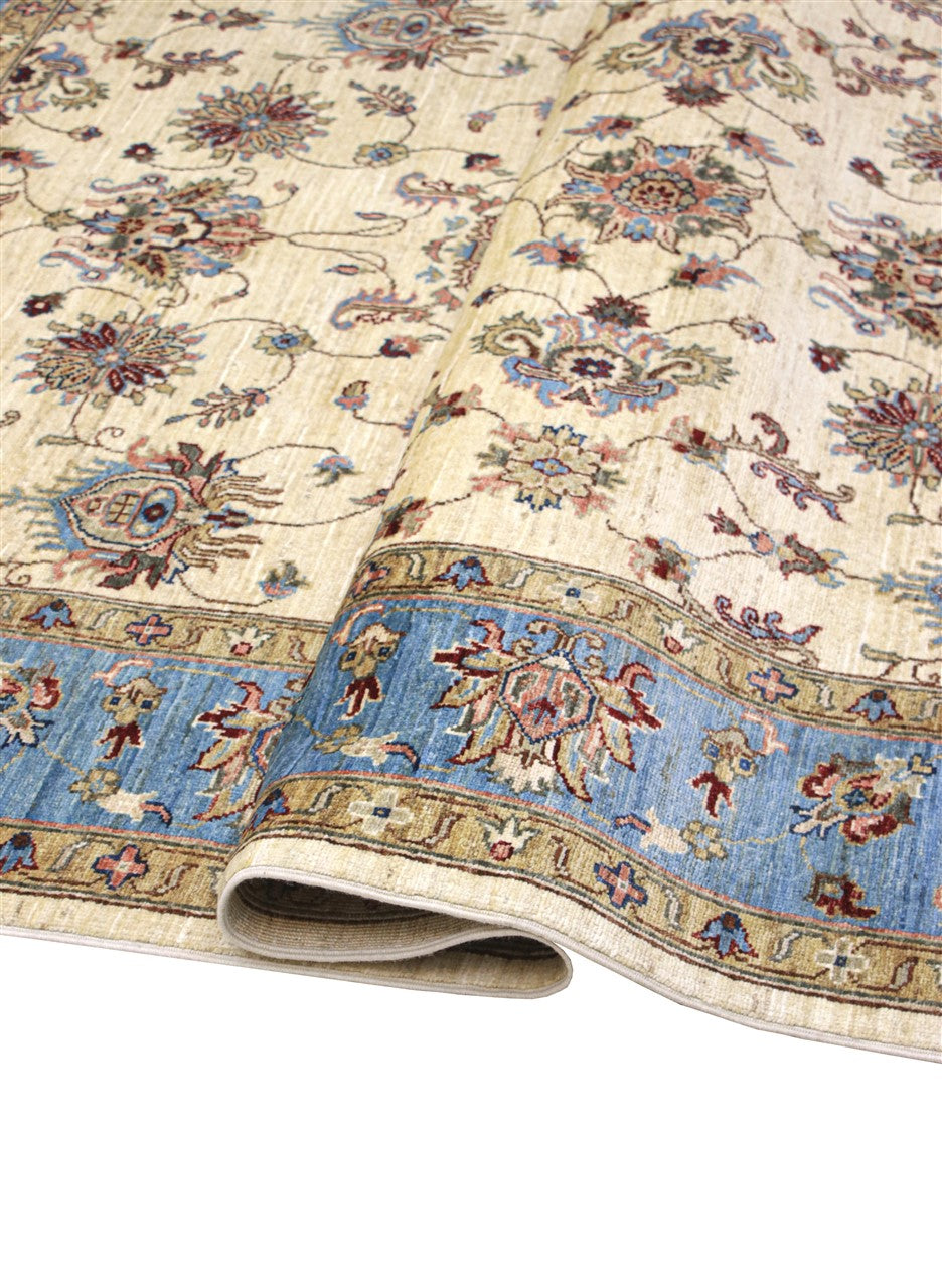 Handmade Premium Ziegler Farahan Wool Rug, 245x178cm