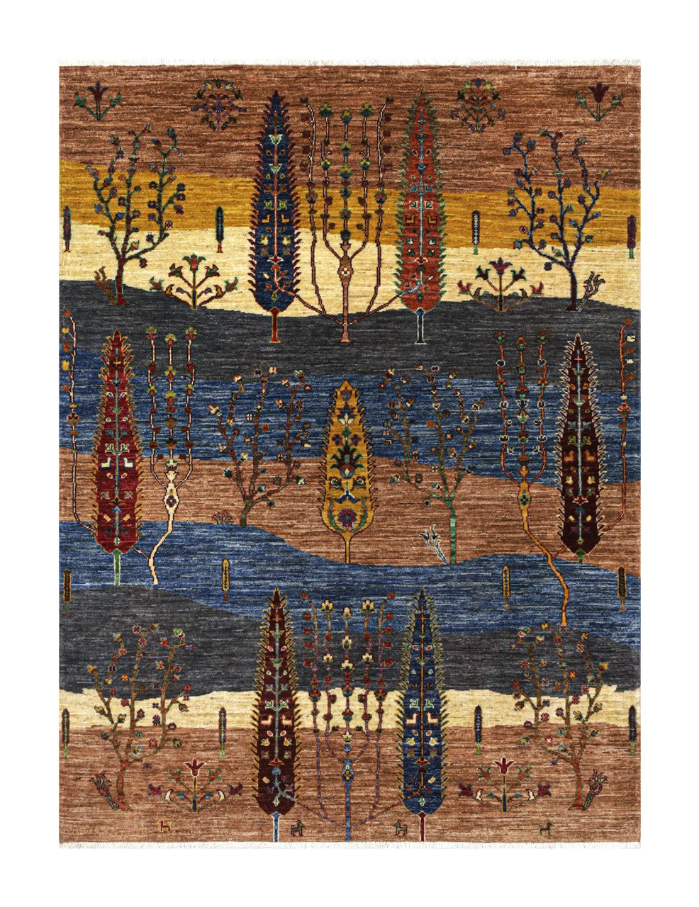 Tappeto Ziegler Decorativo floreale, fatto a mano 195x148cm