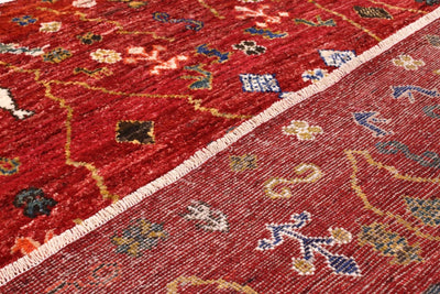 Taimany - Tappeto Tribale in Lana Multicolore - Fatto a Mano 191x154cm - CarpetLiving