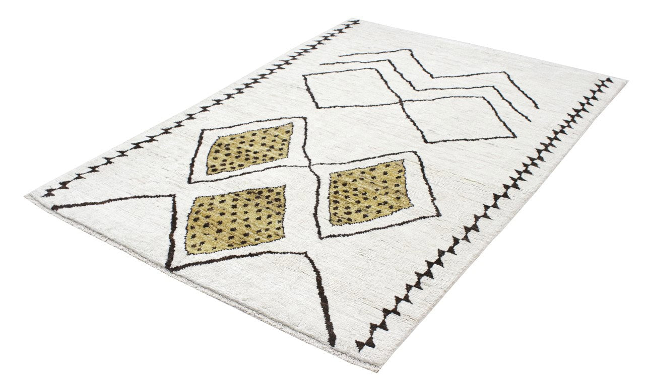 Taimany - Multicolor Tribal Wool Rug - Hand-Knotted 197x144cm