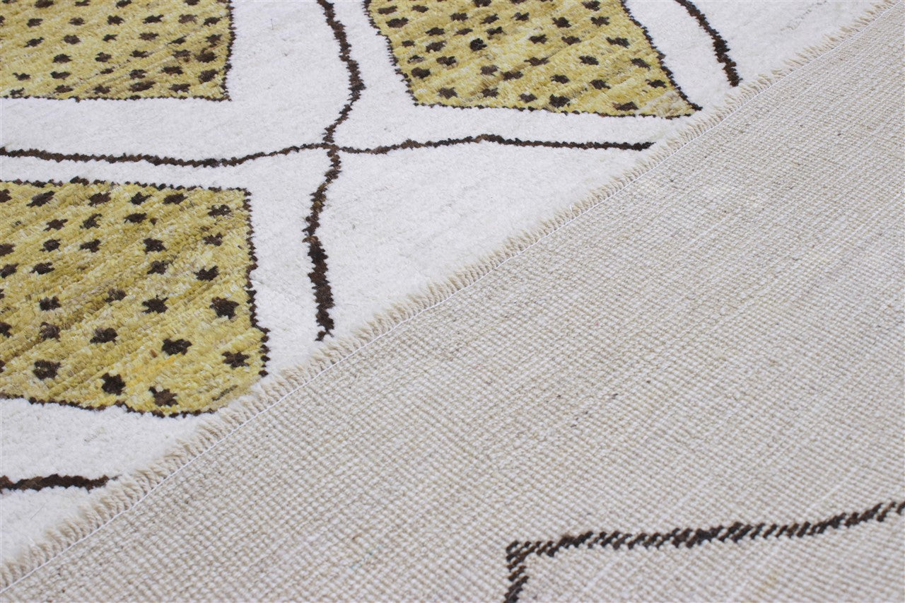Taimany - Multicolor Tribal Wool Rug - Hand-Knotted 197x144cm