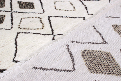 Taimany - Multicolor Tribal Wool Rug - Hand-Knotted 205x141cm
