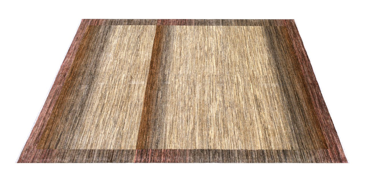 Tappeto Moderno in lana, fatto a mano, design geometrico 232x174cm