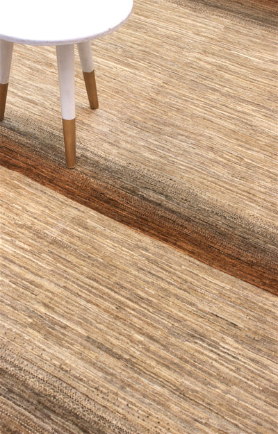Handmade Modern Wool Rug, Geometric Design, 232x174cm