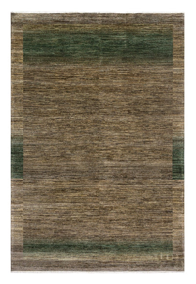 Handmade Modern Wool Rug, Geometric Design, 252x174cm