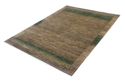 Handmade Modern Wool Rug, Geometric Design, 252x174cm