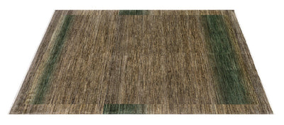 Handmade Modern Wool Rug, Geometric Design, 252x174cm