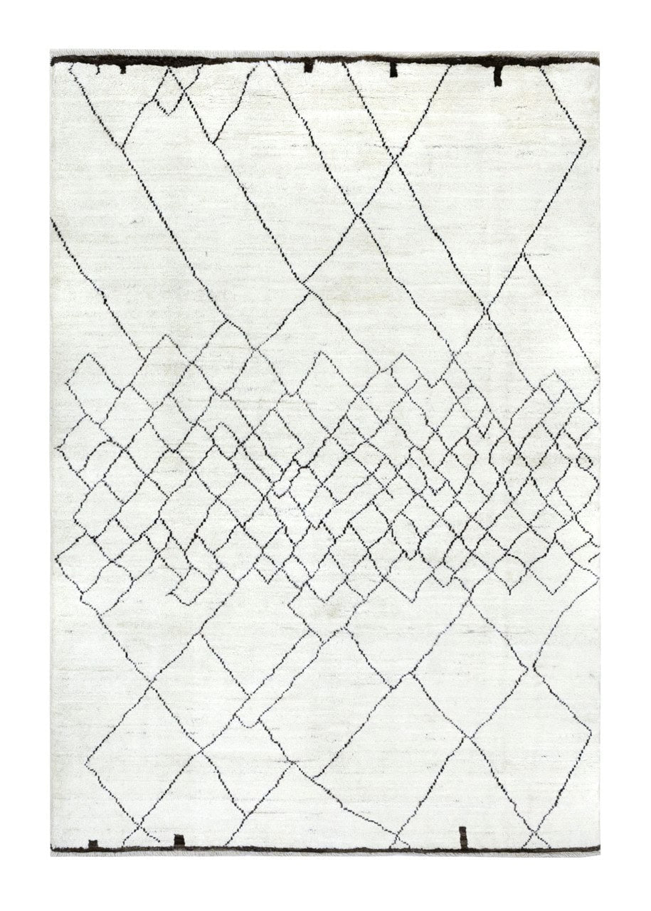 Taimany - Multicolor Tribal Wool Rug - Hand-Knotted 249x169cm