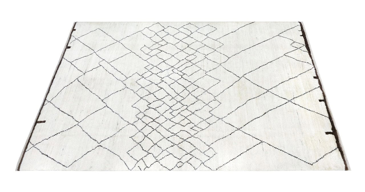 Taimany - Multicolor Tribal Wool Rug - Hand-Knotted 249x169cm