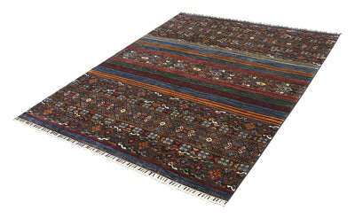 Tappeto Afghan multicolore in lana, fatto a mano 236x174cm - CarpetLiving