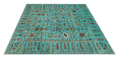 Handmade Ziegler Decorative Floral Rug, 229x177cm