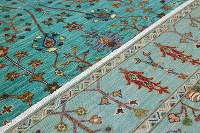 Handmade Ziegler Decorative Floral Rug, 229x177cm