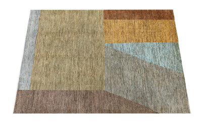 Tappeto Moderno in lana, fatto a mano, design geometrico 292x244cm