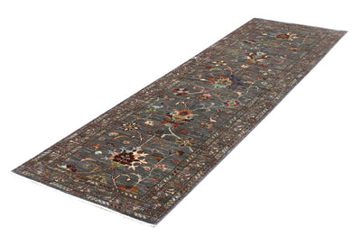 Handmade Ziegler Decorative Floral Rug, 267x84cm