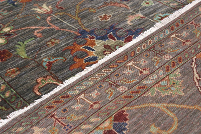 Handmade Ziegler Decorative Floral Rug, 267x84cm