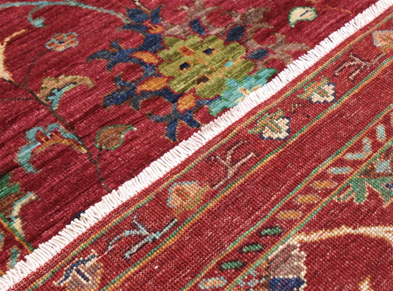 Handmade Ziegler Decorative Floral Rug, 254x83cm