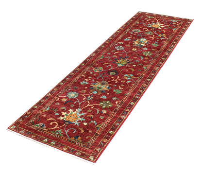 Handmade Ziegler Decorative Floral Rug, 252x82cm
