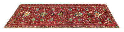 Handmade Ziegler Decorative Floral Rug, 252x82cm