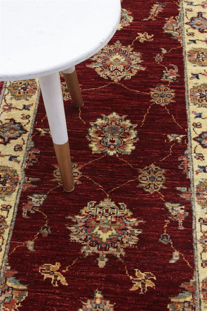 Handmade Premium Ziegler Farahan Wool Rug, 192x63cm