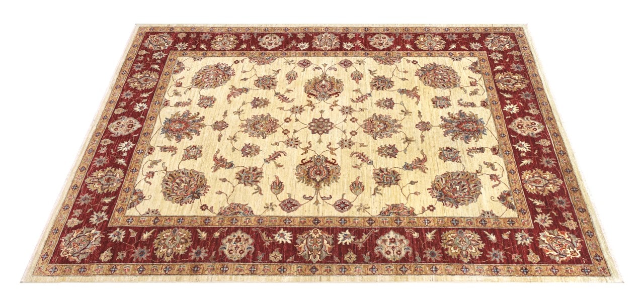 Tappeto Ziegler Farahan premium in lana, fatto a mano 266x202cm