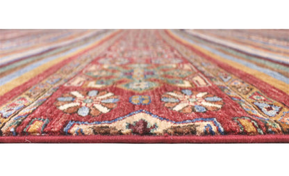 Afghan wool carpet multi, handmade 351x249cm