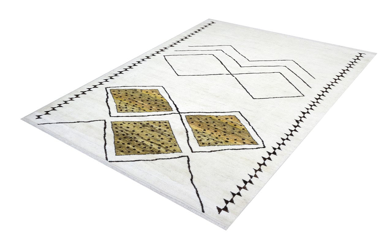 Taimany - Multicolor Tribal Wool Rug - Hand-Knotted 308x230cm