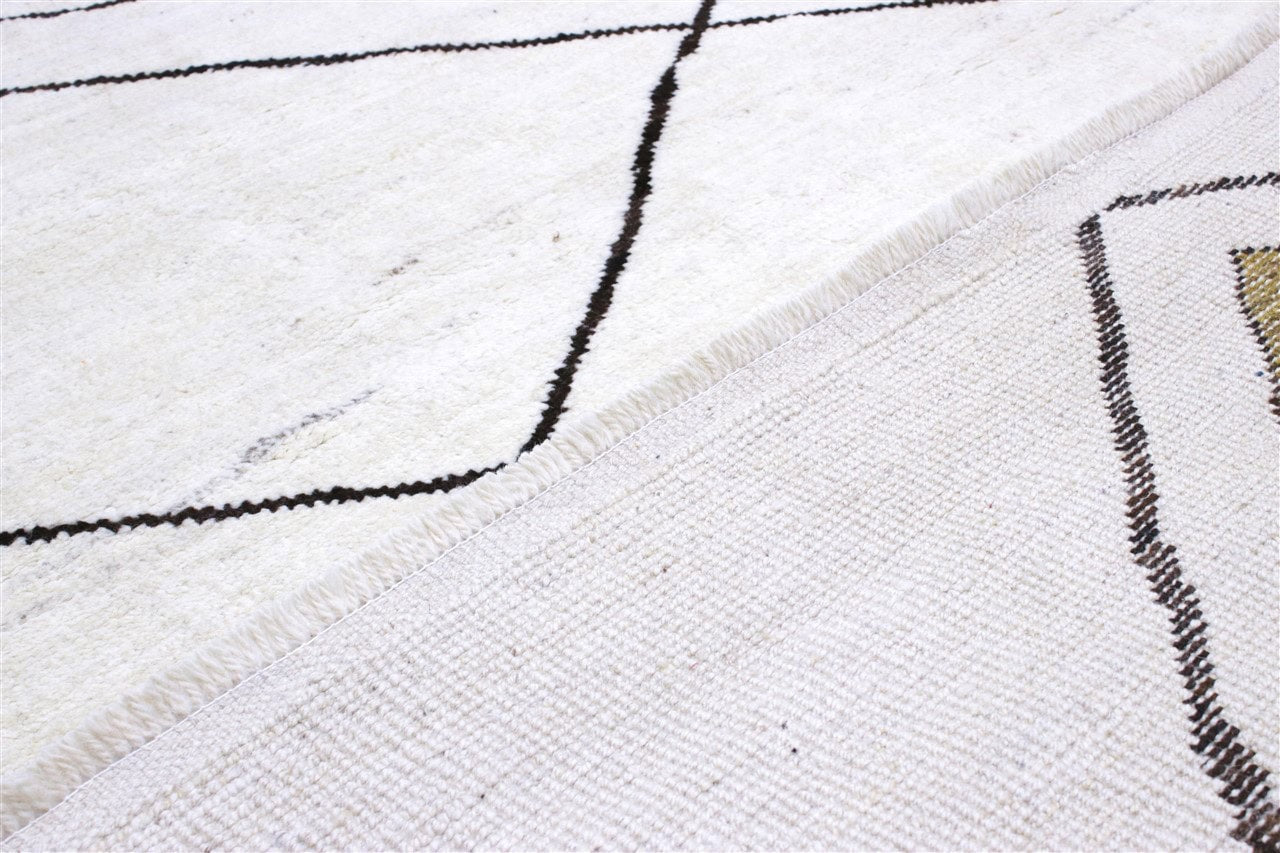 Taimany - Multicolor Tribal Wool Rug - Hand-Knotted 308x230cm