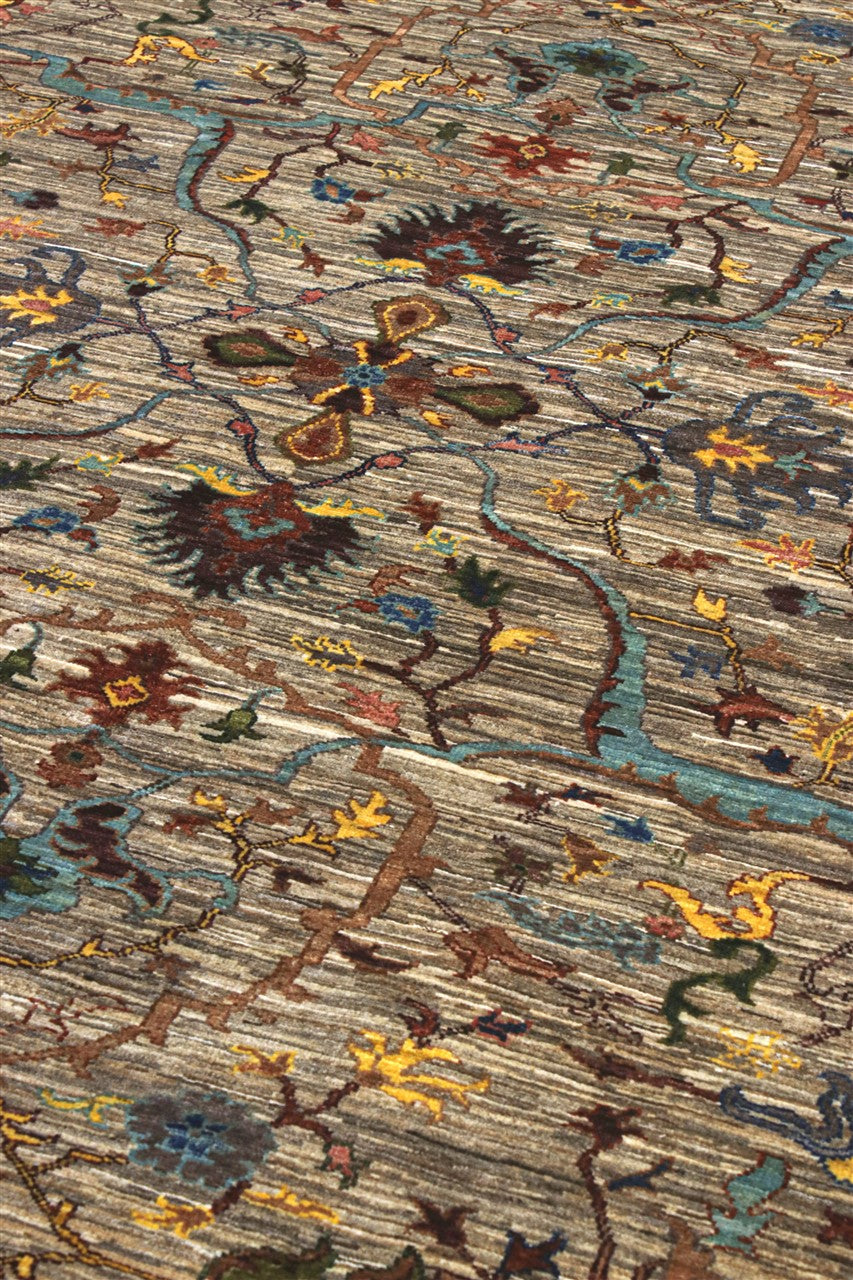 Tappeto Ziegler Decorativo floreale, fatto a mano 296x203cm