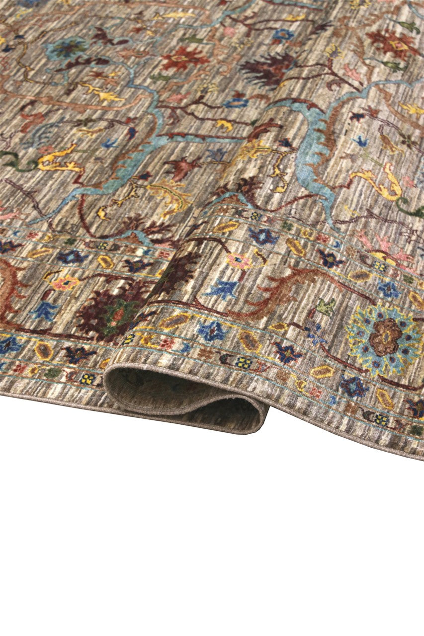 Tappeto Ziegler Decorativo floreale, fatto a mano 296x203cm