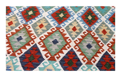 Taimany - Tappeto Tribale in Lana Multicolore - Fatto a Mano 147x90cm - CarpetLiving